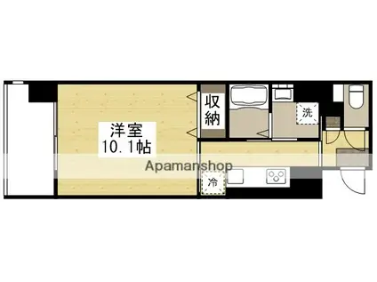 ルネス武富Ⅱ(1K/7階)の間取り写真