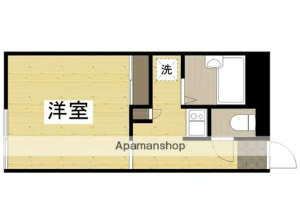 GRAN PALACIO(1K/1階)の間取り写真