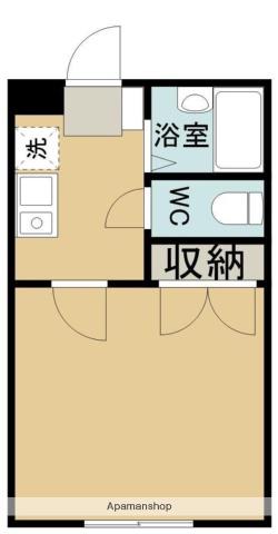 メゾン ルポA(1K/2階)の間取り写真