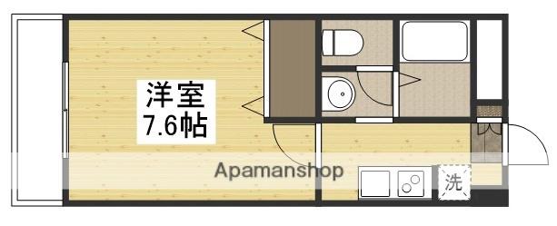 フォンテーヌ植松(1K/1階)の間取り写真