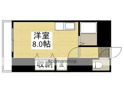 エストレーラ倉敷(ワンルーム/2階)の間取り写真