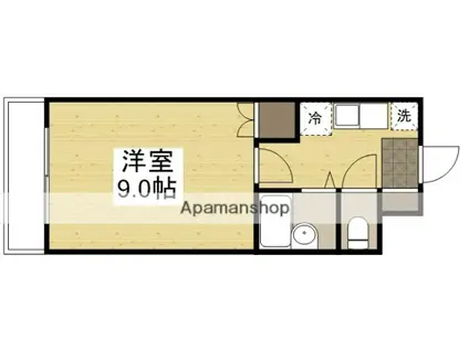 FFタワー(1K/5階)の間取り写真