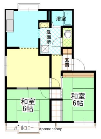 グレースメゾン(2LDK/2階)の間取り写真