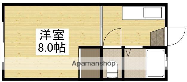 ASURIITO A(1K/2階)の間取り写真
