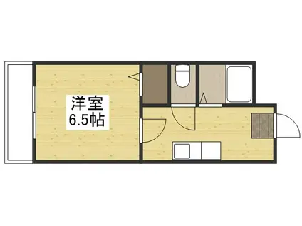 セントラルヴィラⅠ(1K/1階)の間取り写真