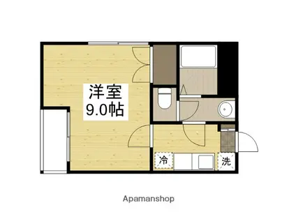 ロイヤルパレス西田(1K/3階)の間取り写真