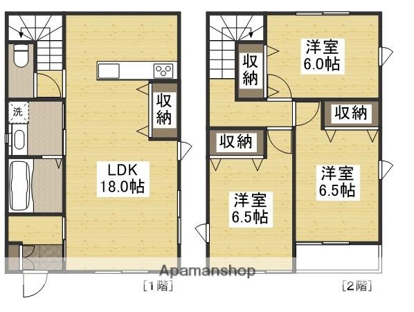 山陽本線 倉敷駅 徒歩32分 2階建 築16年(3LDK)の間取り写真