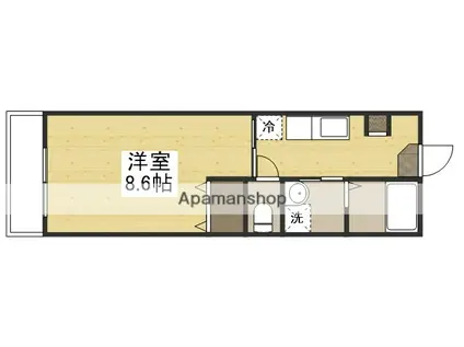 アランフェス(1K/3階)の間取り写真