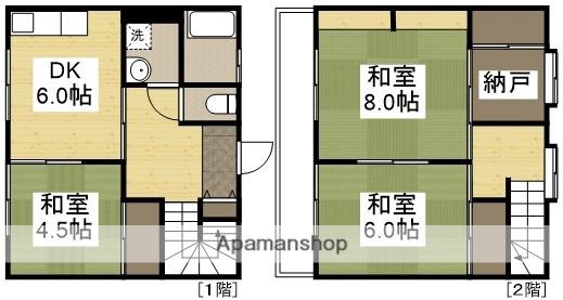 耕正アパート(3DK)の間取り写真