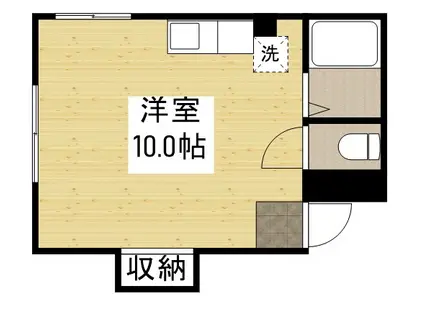 フレール津倉(ワンルーム/4階)の間取り写真