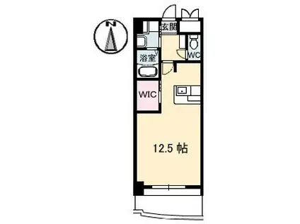 ネクステージ中井(ワンルーム/6階)の間取り写真