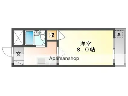プレアール大供Ⅱ(1K/5階)の間取り写真