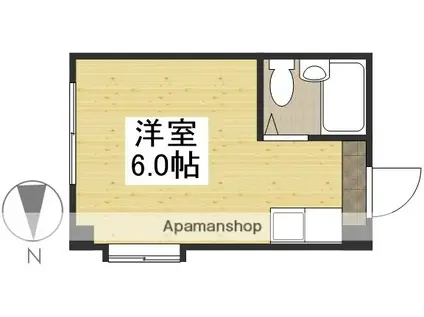 コーポセンチュリィ(ワンルーム/3階)の間取り写真