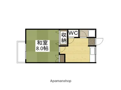 コーポエリカ(1DK/2階)の間取り写真