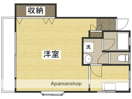 コートダジュールA(ワンルーム/2階)の間取り写真