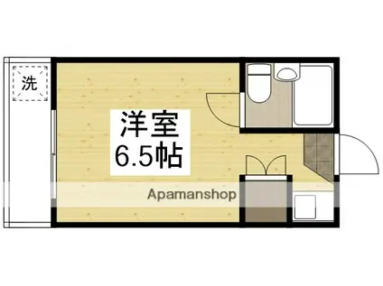 サンコート津島(ワンルーム/1階)の間取り写真