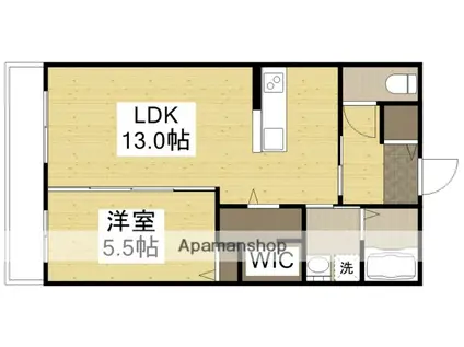 プロフェッサS&Y(1LDK/2階)の間取り写真