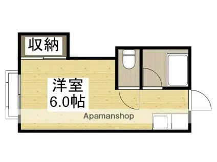 コーポレイバン(ワンルーム/2階)の間取り写真