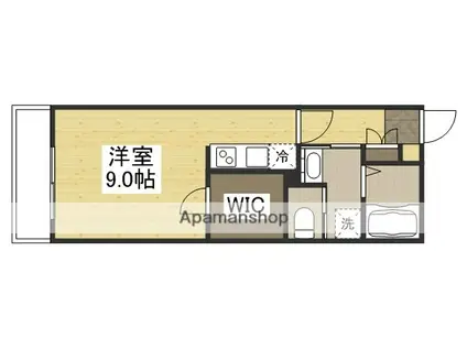 REGALO青江(1K/2階)の間取り写真