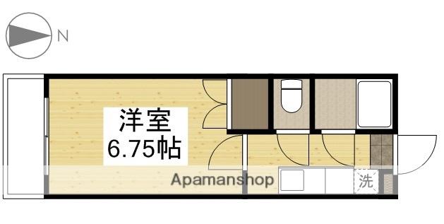 アルフィーネ十日市D棟(1K/2階)の間取り写真