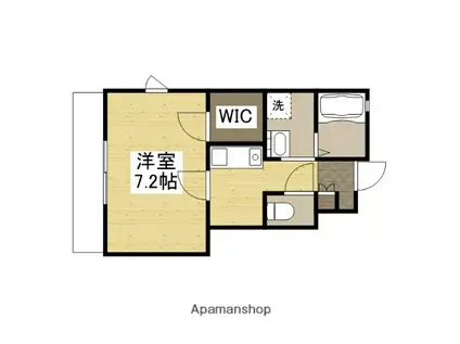 LEPANTO(1K/1階)の間取り写真