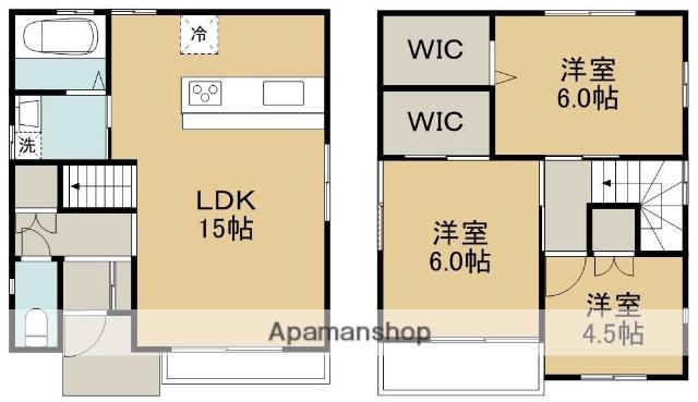 山陽本線 中庄駅 徒歩13分 2階建 築10年(3LDK)の間取り写真
