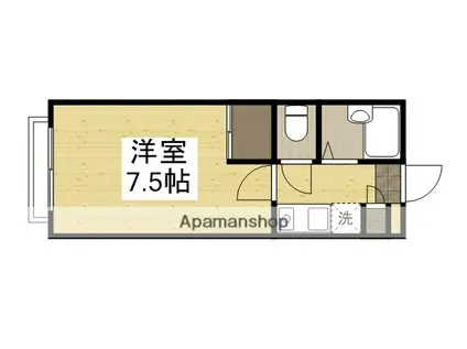 メゾンすみれA(1K/2階)の間取り写真