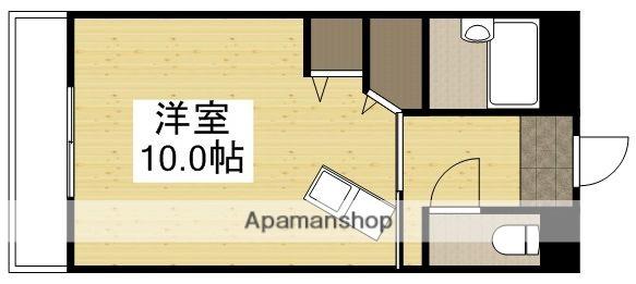 アルフィーネ今D(ワンルーム/1階)の間取り写真