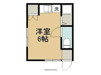 アレッタワン(ワンルーム/2階)の間取り写真