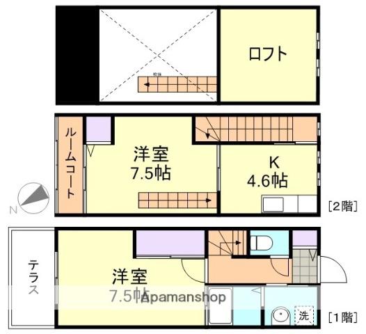 OTHELLO参番館(2K)の間取り写真