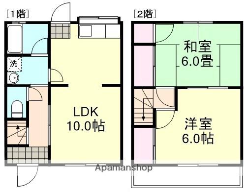 レジデンス日和屋(2LDK)の間取り写真