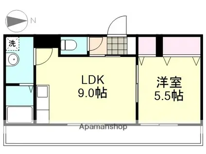 YSN STYLE(1LDK/1階)の間取り写真