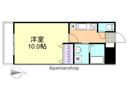 フジパレス(1K/2階)の間取り写真