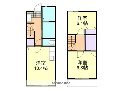 FORTUNA(2LDK/1階)の間取り写真