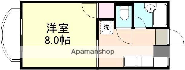 BEAUFRAISE(ワンルーム/1階)の間取り写真