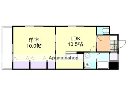 シュバリエブラン壱番館(1LDK/3階)の間取り写真