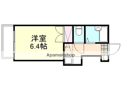 北畝第2(1K/2階)の間取り写真