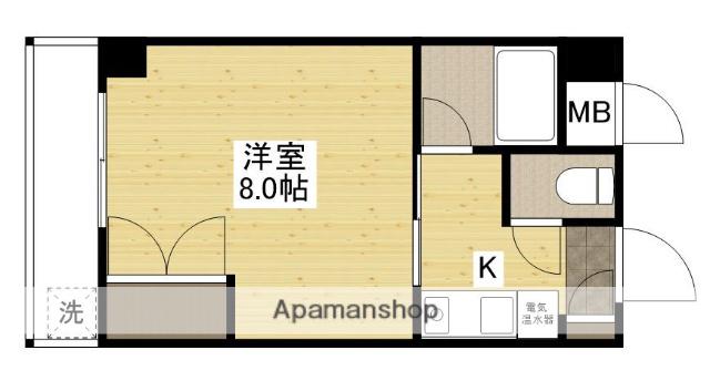 GRACIEUX河原町(1K/2階)の間取り写真