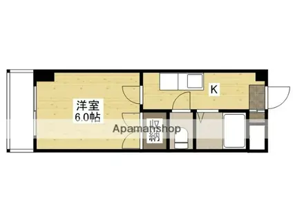 祇園尾前ビル(1K/5階)の間取り写真