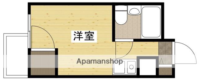 WEEKLYINN広島平和通(ワンルーム/4階)の間取り写真