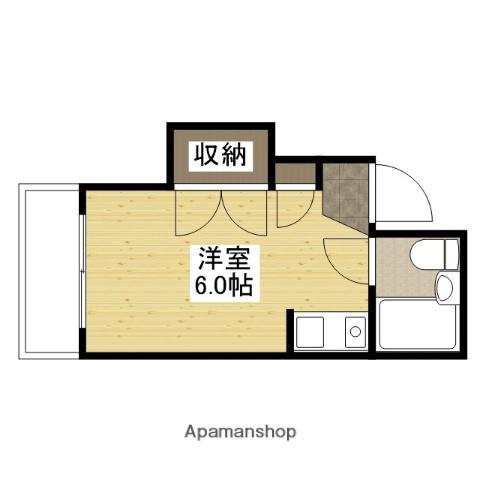 ローレル寺町(ワンルーム/4階)の間取り写真