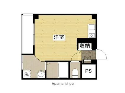 サンビル(ワンルーム/4階)の間取り写真