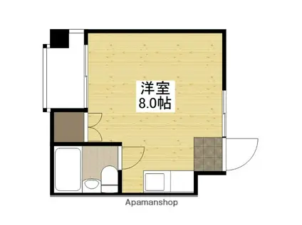 チェリーヒルズ21(ワンルーム/2階)の間取り写真