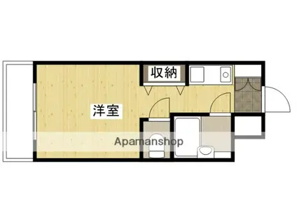 サンコート楠木(ワンルーム/5階)の間取り写真