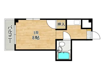 南千田柴崎ビル(ワンルーム/3階)の間取り写真