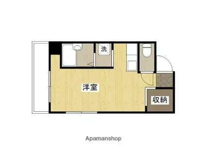 J・H的場(ワンルーム/4階)の間取り写真