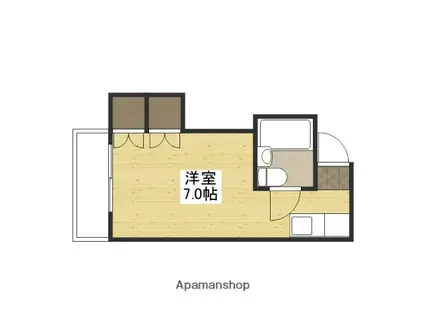 アーバインビル(ワンルーム/5階)の間取り写真