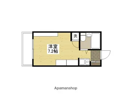 藤崎ビル2(ワンルーム/4階)の間取り写真