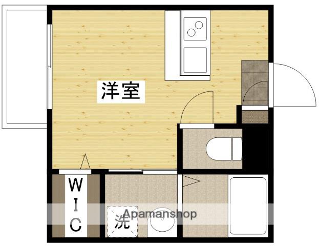 FIRENSKO5(ワンルーム/1階)の間取り写真