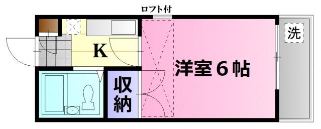 センチュリー21(1K/2階)の間取り写真